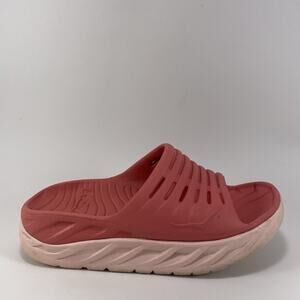 Hoka One One Ora Recovery Sandals Womens Size 5 Latana Pink Salt Comfort Slides